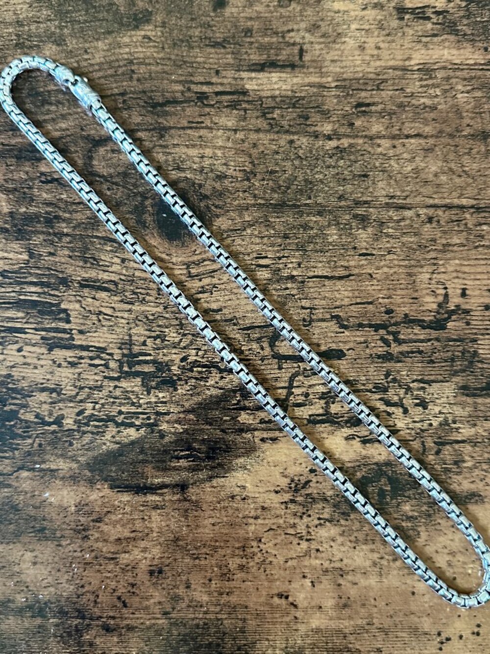 David Yurman Box Chain Necklace in Sterling Silver - 5mm - 22.5"